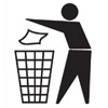 Знак “Выкидывать в мусорное ведро” или Keep your country tidy