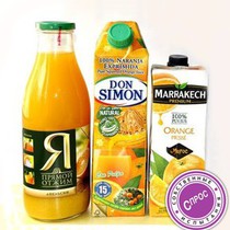 Тест апельсинового сока прямого отжима