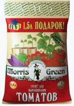 "Morris Green". Грунт для выращивания томатов, объем 6,5 л. Торфопредприятие "Пельгорское–М"