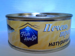 Консервы «Печень трески натуральная» ТМ «Fish House» (изготовлено из мороженого сырья)